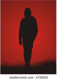 Man silhouette