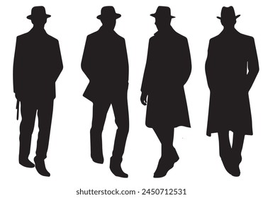 Man Silhouette Bundle vector design