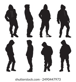 Man Silhouette Bundle vector design