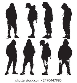Man Silhouette Bundle vector design
