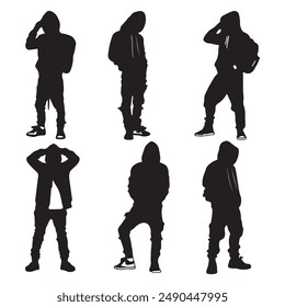 Man Silhouette Bundle vector design