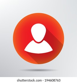 Man silhouette icon.