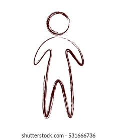 man silhouette isolated icon vector illustration design