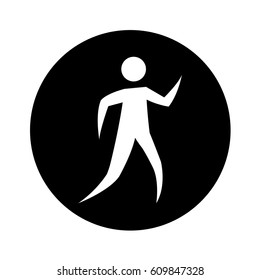 man silhouette isolated icon vector illustration design