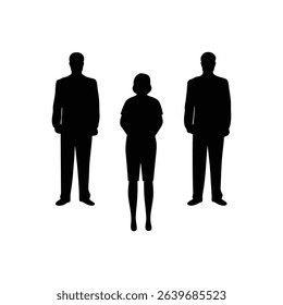 man silhouette, people silhouette, human shadow, standing silhouette