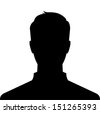 man silhouette profile