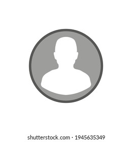 man, silhouette, a user icon, vector illustration EPS 10