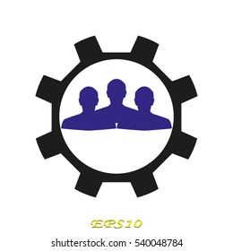 man, silhouette, user, vector illustration EPS 10