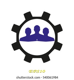 man, silhouette, user, vector illustration EPS 10