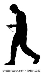 man silhouette vector