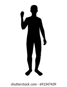 Man silhouette vector