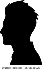 a man silhouette vector art
