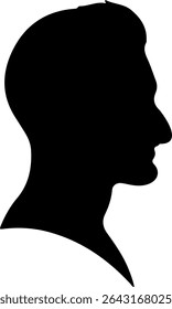 a man silhouette vector art