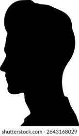 a man silhouette vector art