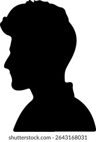 a man silhouette vector art