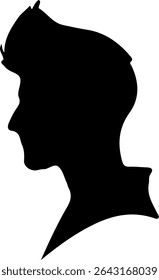 a man silhouette vector art