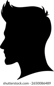 man silhouette vector art illustration