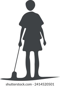 man silhouette vector and illustration