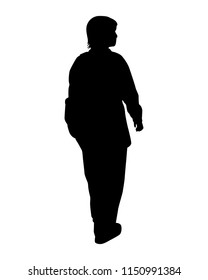 Man silhouette vector. Person concept.