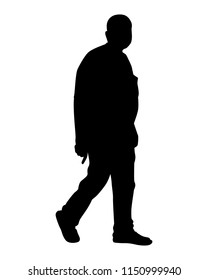 Man silhouette vector. Person concept.