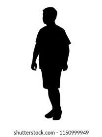 Man silhouette vector. Person concept.