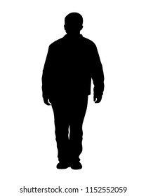 Man silhouette vector. Person concept.