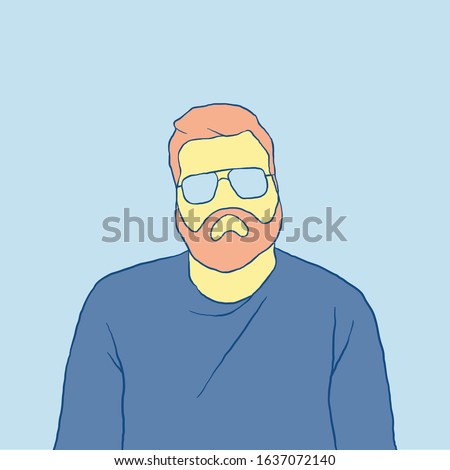 man simple design illustration picture on unsplash