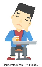 Man sitting at bar.