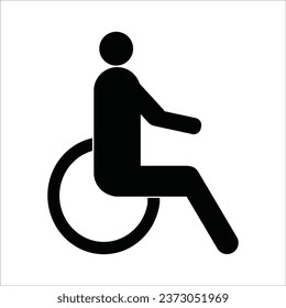 man sitting icon vector illustration logo design