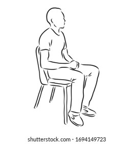 Sitting On Stool Drawing Reference - Draw-valley