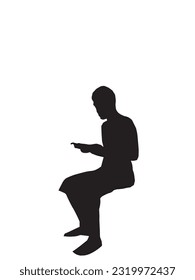 un hombre sentado y leyendo un libro