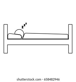 Man sleeping   icon .