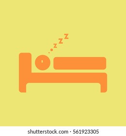 man sleeping on bed