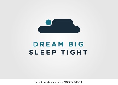 man sleeping on bed, illustration for dream big sleep tight,life in dreams concept, dream story concept,