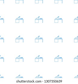 man sleeping on table icon pattern seamless white background. Editable line man sleeping on table icon. man sleeping on table icon pattern for web and mobile.