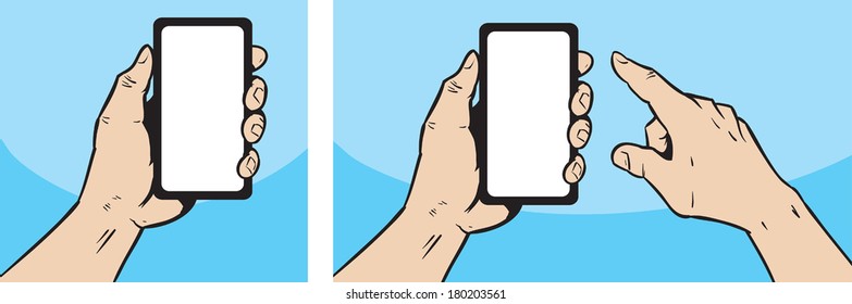 Man with smartphone