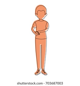 Man with smartphone
