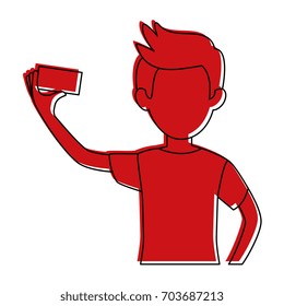 Man with smartphone