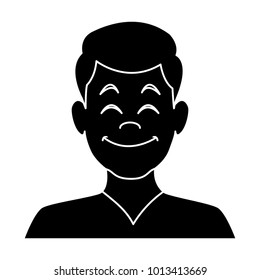 Man smiling avatar