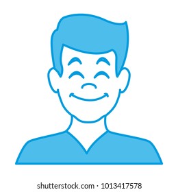 Man smiling avatar
