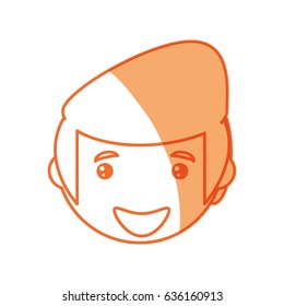 Man smiling cartoon