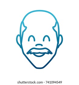 Man smiling face