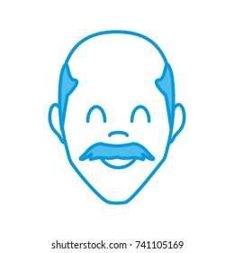 Man smiling face