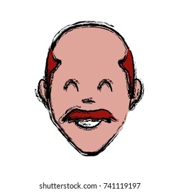 Man smiling face