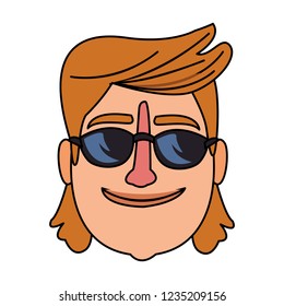 Man smiling with sunglasses