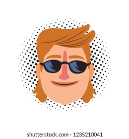 Man smiling with sunglasses