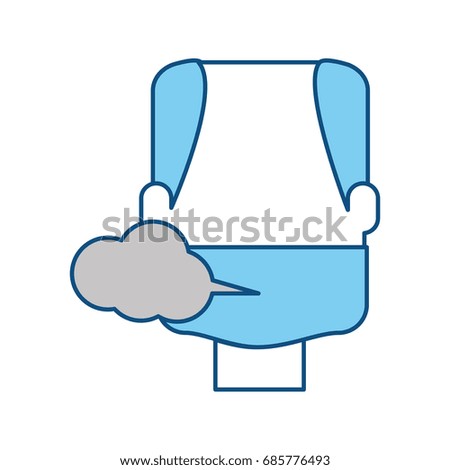Man smoking cartoon