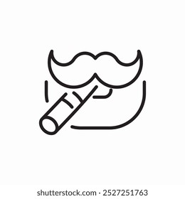 man smoking icon sign vector