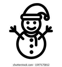 
Man, snow, snowman Isolated Vector icon which can easily modify or edit
