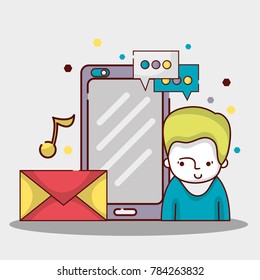 man social connection media network